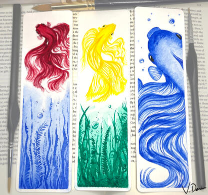 Betta Fish - Bookmarks