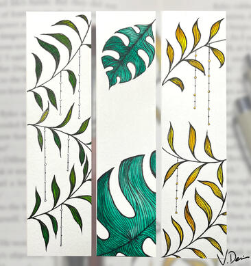 Tropical Chic - Bookmarks